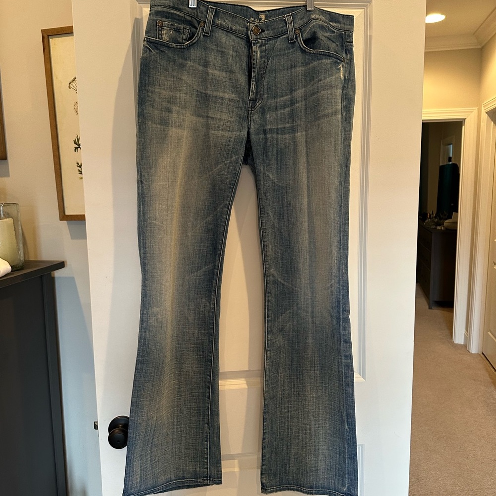 7 For All Mankind Light Blue Jeans - Picture 3 of 3